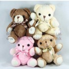 12cm 柔軟關節熊吊飾公仔 (混色)